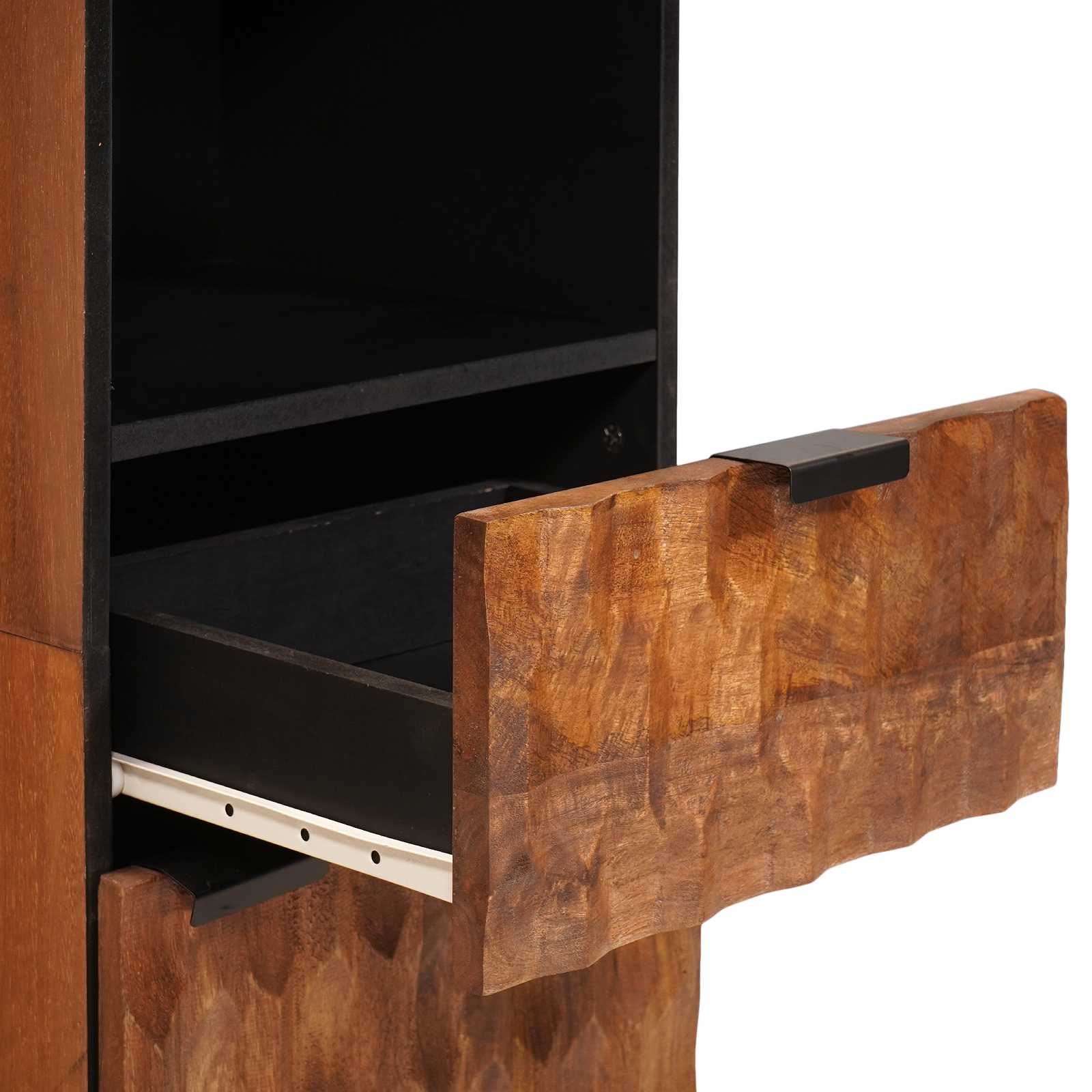 Badkamer Sets met lade Acacia Bruin Winish Massief Mango Hout image 13