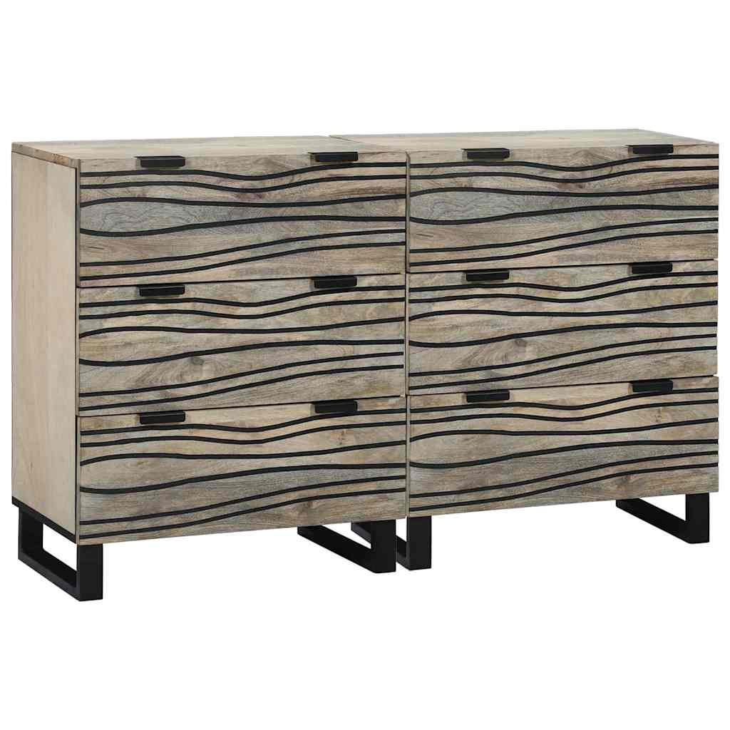 Kappide külgedel sahtliga Muu ladustamisega 2 pcs Valge 60 x 33,5 x 75 cm