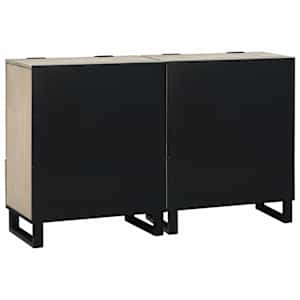 Sestava komody 2 pcs Bílá 120 x 33,5 x 75 cm - obrázek 6