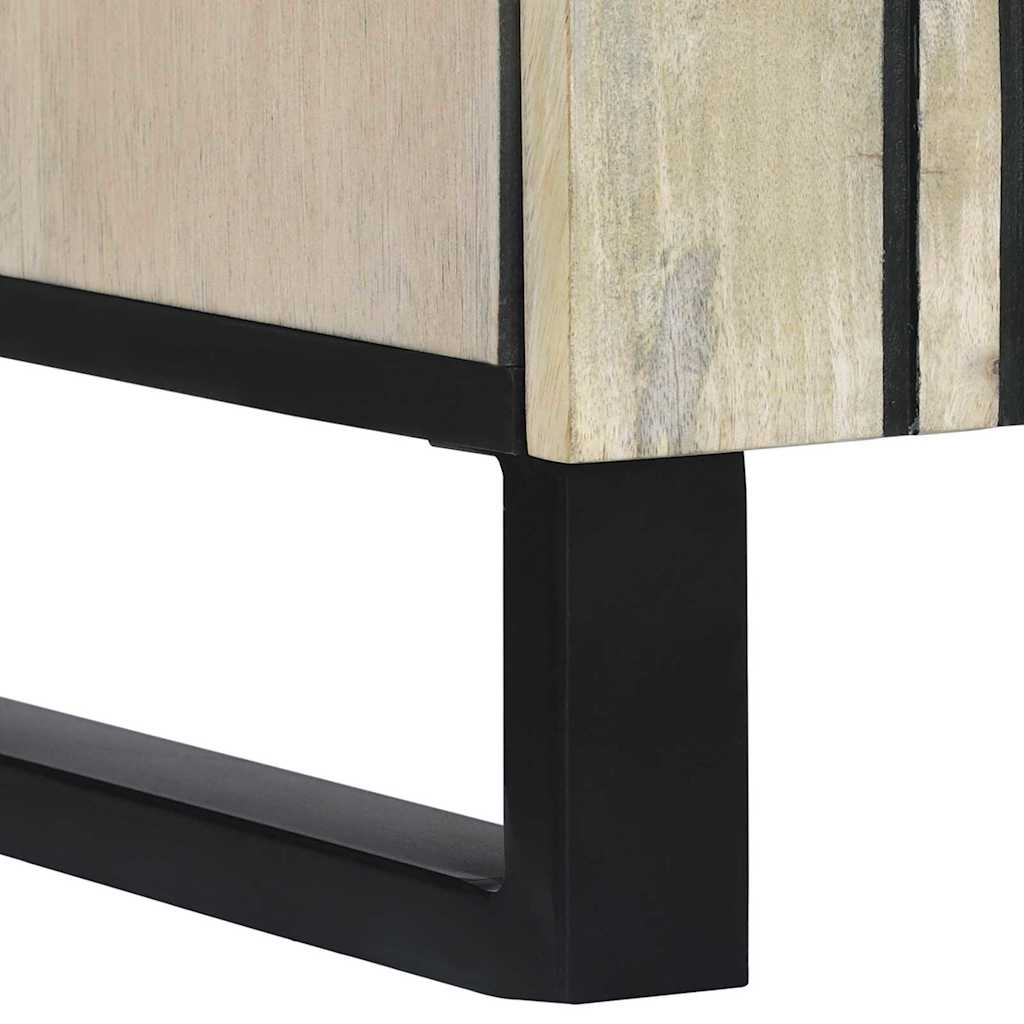 Badkamermeubelset 5 pcs Walnoot bruin Massief Ruw Mango Hout image 13