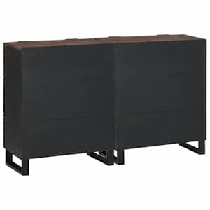 Sestava komody 2 pcs Vlašský ořech 120 x 33,5 x 75 cm - obrázek 6