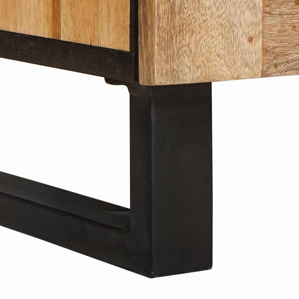 Sideboard 2 stk. 60 x 33 x 75 cm Massivt mangotræ Brun - Billede 7
