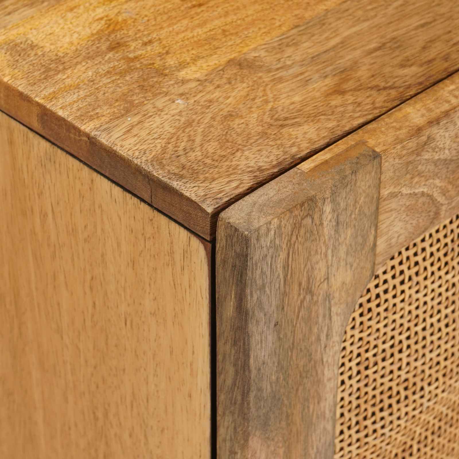 Kylpyhuoneen setit hyllyllä Luonnollinen Kiinteä mango puu - Image 9