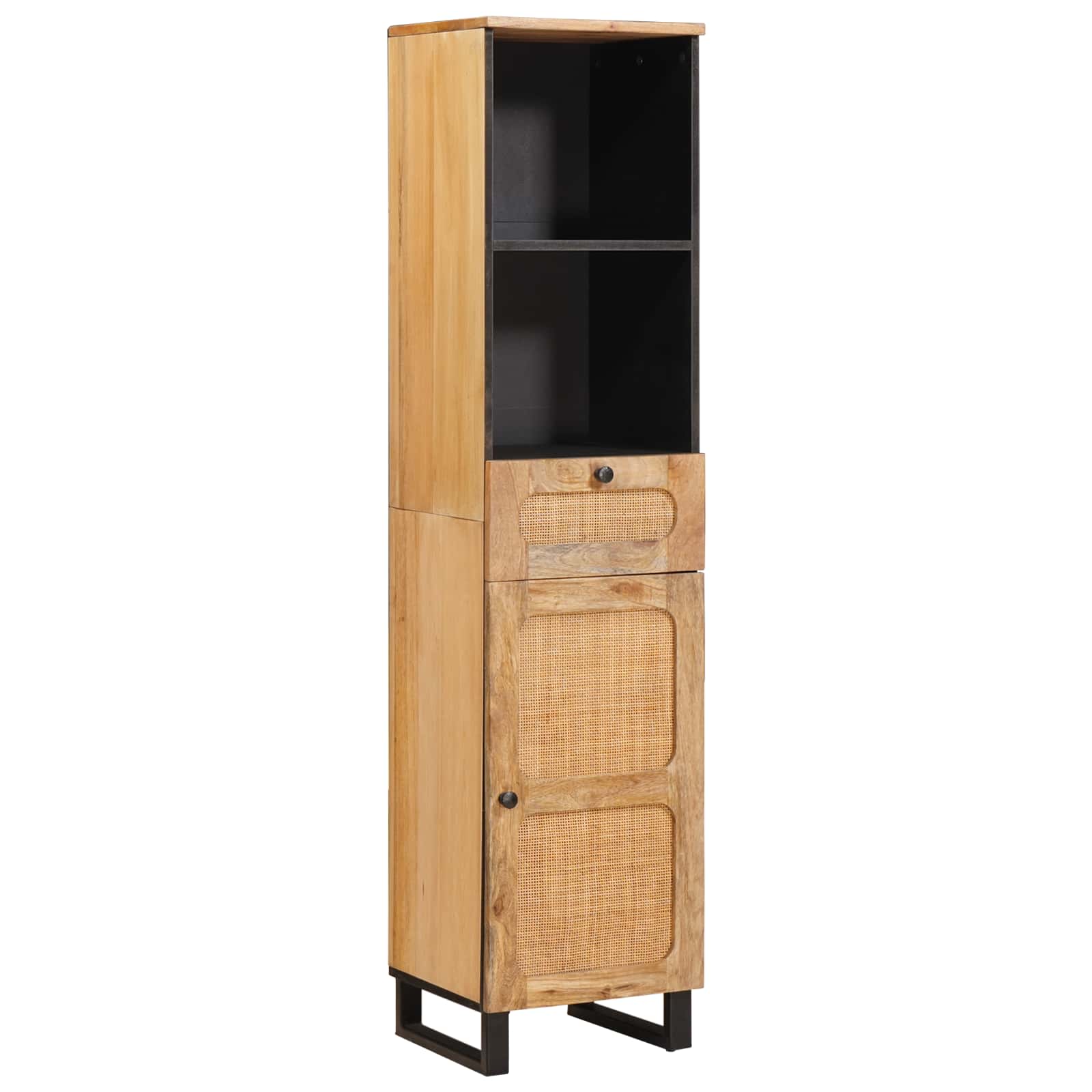 Kylpyhuoneen setit hyllyllä Luonnollinen Kiinteä mango puu - Image 3