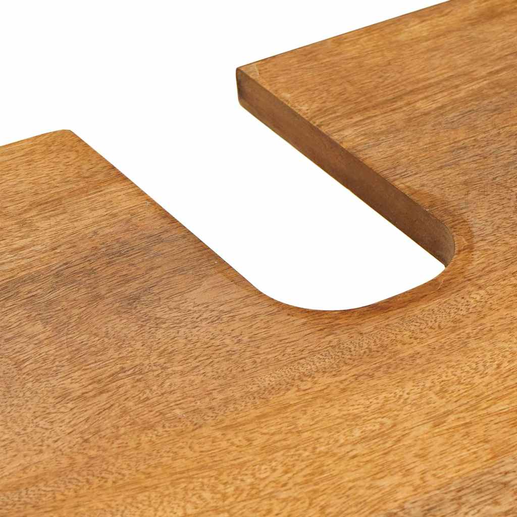 Badkamermeubelset met lade 5 pcs Bruin massief mangohout image 13