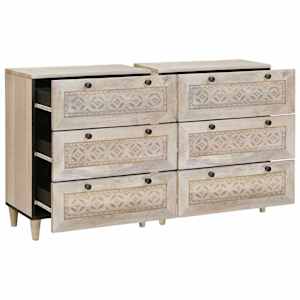Servírovací skříň 2 pcs Bílá 120 x 33,5 x 75 cm - obrázek 2