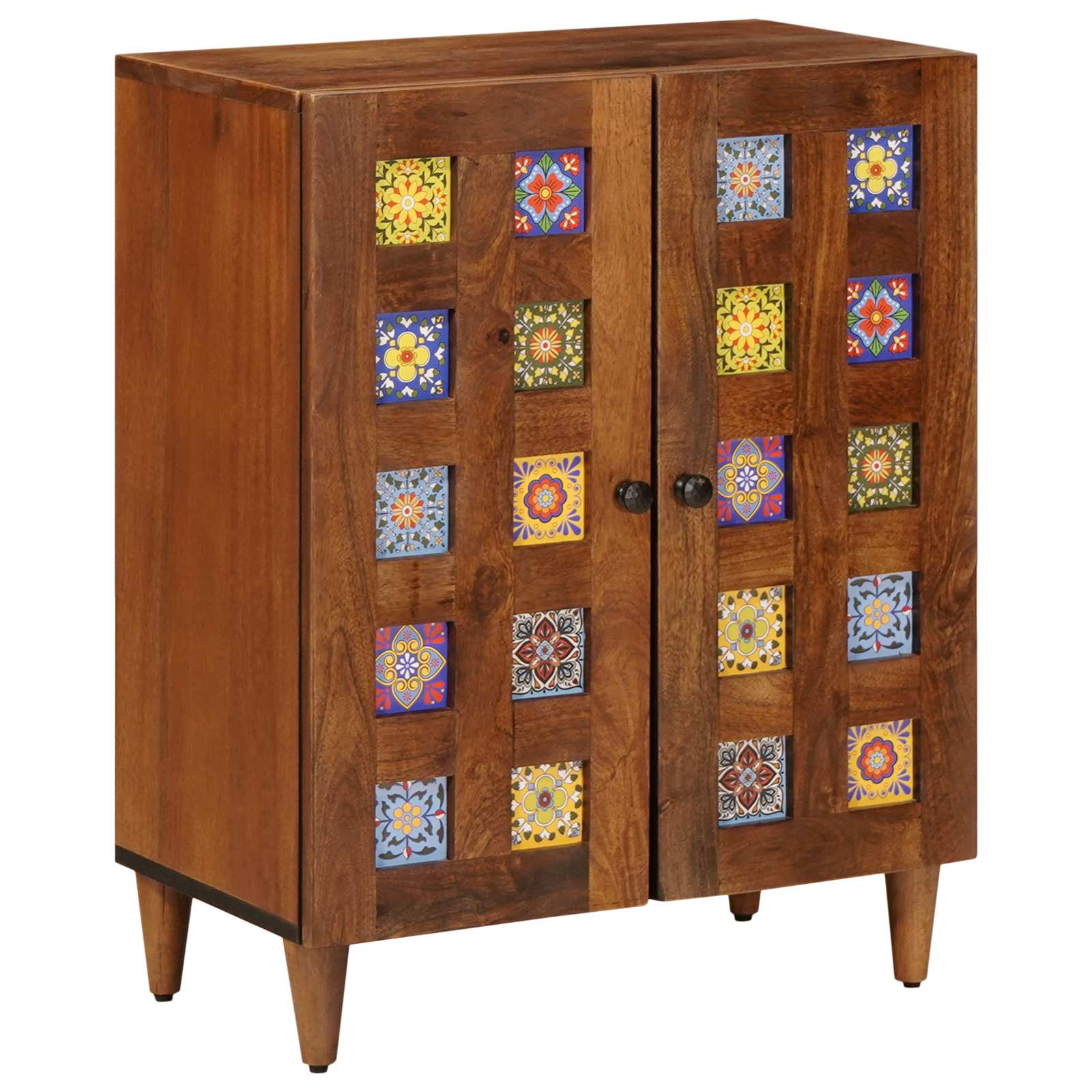 Thumbnail - vidaXL Sideboard 3 pcs Walnuss Massivholz Mango