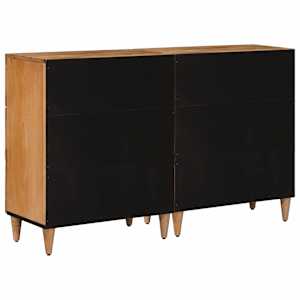 Servírovací skříň 2 pcs Přírodní 60 x 33 x 75 cm - obrázek 6