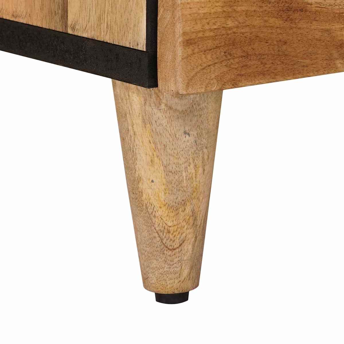 Sideboard 3 stk. 60 x 33,5 x 75 cm Massivt mangotræ Naturfarvet - Billede 9