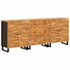 vidaXL K&otilde;ide 3 tk 60 x 33 x 75 cm Tugev mango puu Pruun