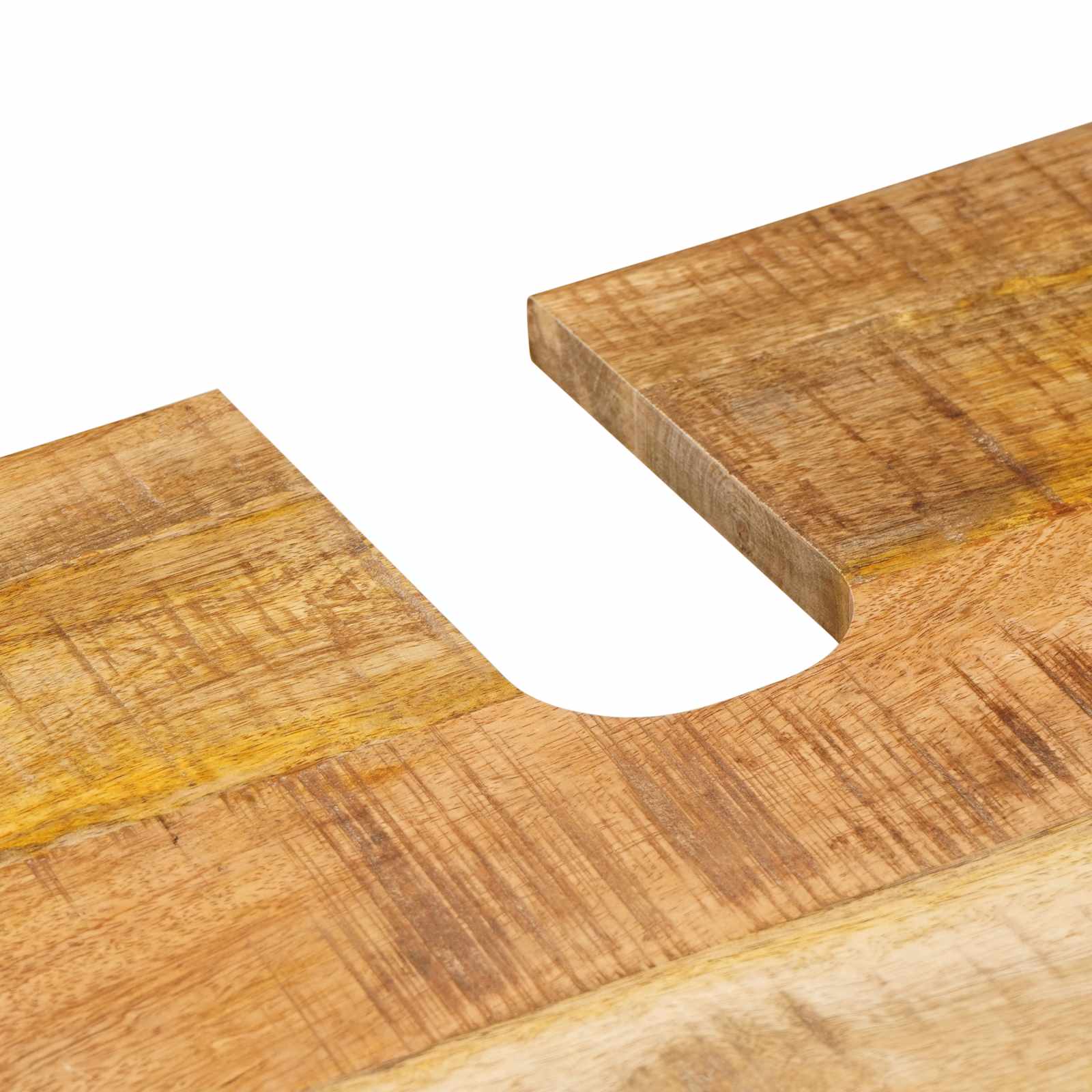 Kylpyhuoneen setit hyllyllä Luonnollinen Kiinteä mango puu - Image 10