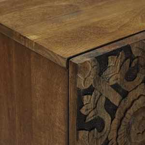Servírovací skříň 3 pcs Hnědá 60 x 33,5 x 75 cm - obrázek 8