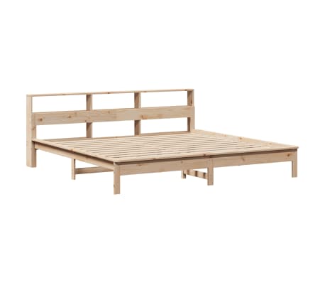 vidaXL Bed Frame without Mattress 180x200 cm Super King Solid Wood Pine