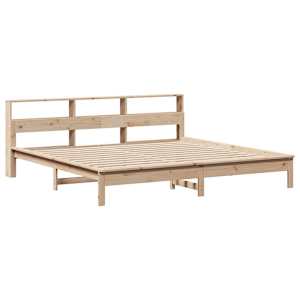 vidaXL Bed Frame without Mattress 180x200 cm Super King Solid Wood Pine