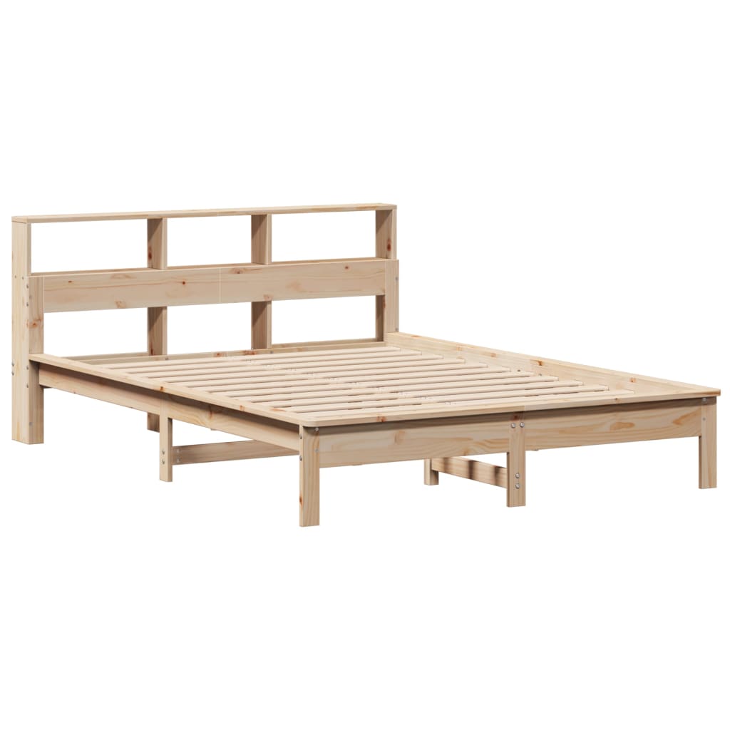 vidaXL Bedframe zonder matras massief grenenhout 160x200 cm afbeelding