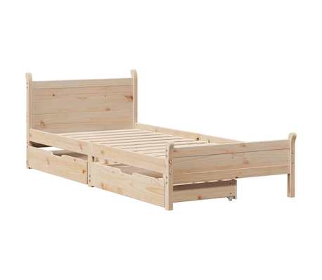 vidaXL S&auml;ngynrunko ilman patjaa 100x200 cm t&auml;ysi m&auml;nty