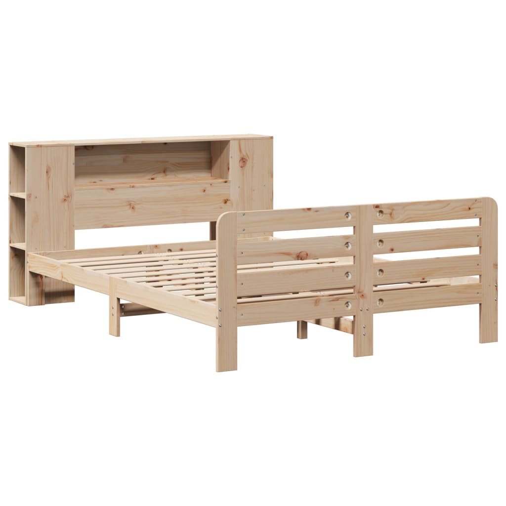 vidaXL Bedframe zonder matras massief grenenhout 160x200 cm afbeelding