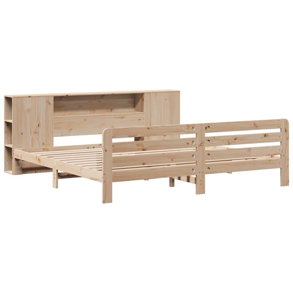 vidaXL Bedframe zonder matras massief grenenhout 200x200 cm afbeelding