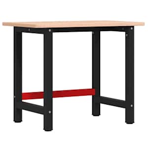 vidaXL t&ouml;&ouml;laud, 100 x 60 x 81,5 cm, p&ouml;&ouml;k, ristk&uuml;likukujuline