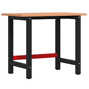 vidaXL t&ouml;&ouml;laud, 100 x 60 x 81,5 cm, p&ouml;&ouml;k, ristk&uuml;likukujuline