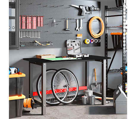 vidaXL &Pi;ά&gamma;&kappa;&omicron;&sigmaf; &Epsilon;&rho;&gamma;&alpha;&sigma;ί&alpha;&sigmaf; &Kappa;&alpha;&phi;έ &Sigma;&kappa;&omicron;ύ&rho;&omicron; 140x60x81,5 cm &Mu;&alpha;&sigma;ί&phi; &Xi;ύ&lambda;&omicron; &Delta;&rho;&upsilon;&sigmaf;