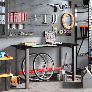 vidaXL &Pi;ά&gamma;&kappa;&omicron;&sigmaf; &Epsilon;&rho;&gamma;&alpha;&sigma;ί&alpha;&sigmaf; &Kappa;&alpha;&phi;έ &Sigma;&kappa;&omicron;ύ&rho;&omicron; 140x60x81,5 cm &Mu;&alpha;&sigma;ί&phi; &Xi;ύ&lambda;&omicron; &Delta;&rho;&upsilon;&sigmaf;