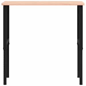 Pracovní stůl 100 x 60 x (71,5–98) cm masivní buk obdélníkový - obrázek 4
