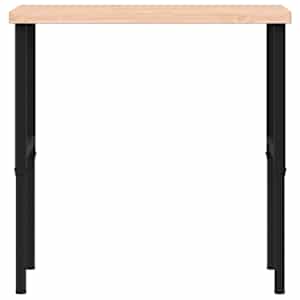 Pracovní stůl 100 x 60 x (73–99,5) cm masivní buk obdélníkový - obrázek 4