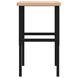 Pracovní stůl 100 x 60 x (73–99,5) cm masivní buk obdélníkový - obrázek 6