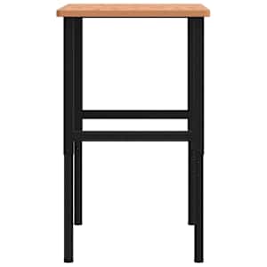 Pracovní stůl 100 x 60 x (71,5–98) cm masivní buk obdélníkový - obrázek 6