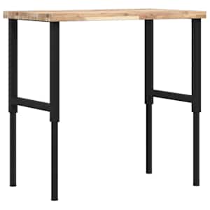 Pracovní stůl 100x60x(73–99,5) cm masivní akácie obdélníkový - obrázek 2