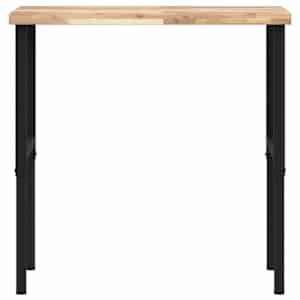 Pracovní stůl 100x60x(73–99,5) cm masivní akácie obdélníkový - obrázek 4