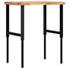 vidaXL t&ouml;&ouml;laud, 80 x 60 x (73-99,5) cm, akaatsiapuit, ristk&uuml;lik