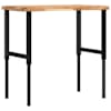vidaXL t&ouml;&ouml;laud, 100 x 60 x (73-99,5) cm, akaatsiapuit, ristk&uuml;lik