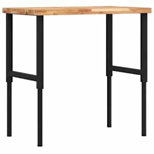 Pracovní stůl 100x60x(73–99,5) cm masivní akácie obdélníkový - obrázek 7