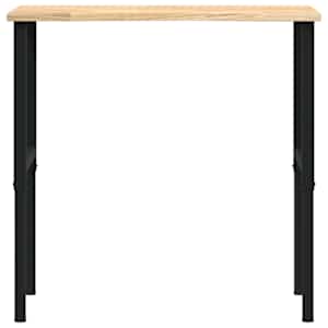 Pracovní stůl 100 x 60 x (71,5–98) cm masivní dubové dřevo - obrázek 4