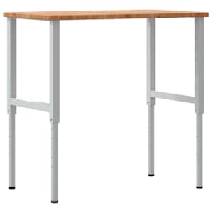 Pracovní stůl světle hnědý 100x60x(71,5–98) cm dub obdélníkový - obrázek 7
