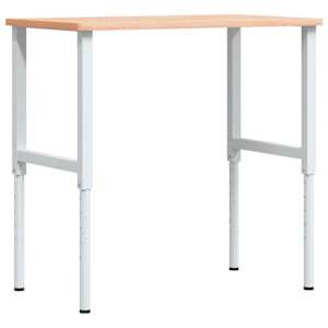vidaXL t&ouml;&ouml;laud, 100 x 60 x (71,5-98) cm, p&ouml;&ouml;k, ristk&uuml;likukujuline