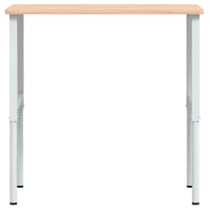 Pracovní stůl 100 x 60 x (71,5–98) cm masivní buk obdélníkový - obrázek 4