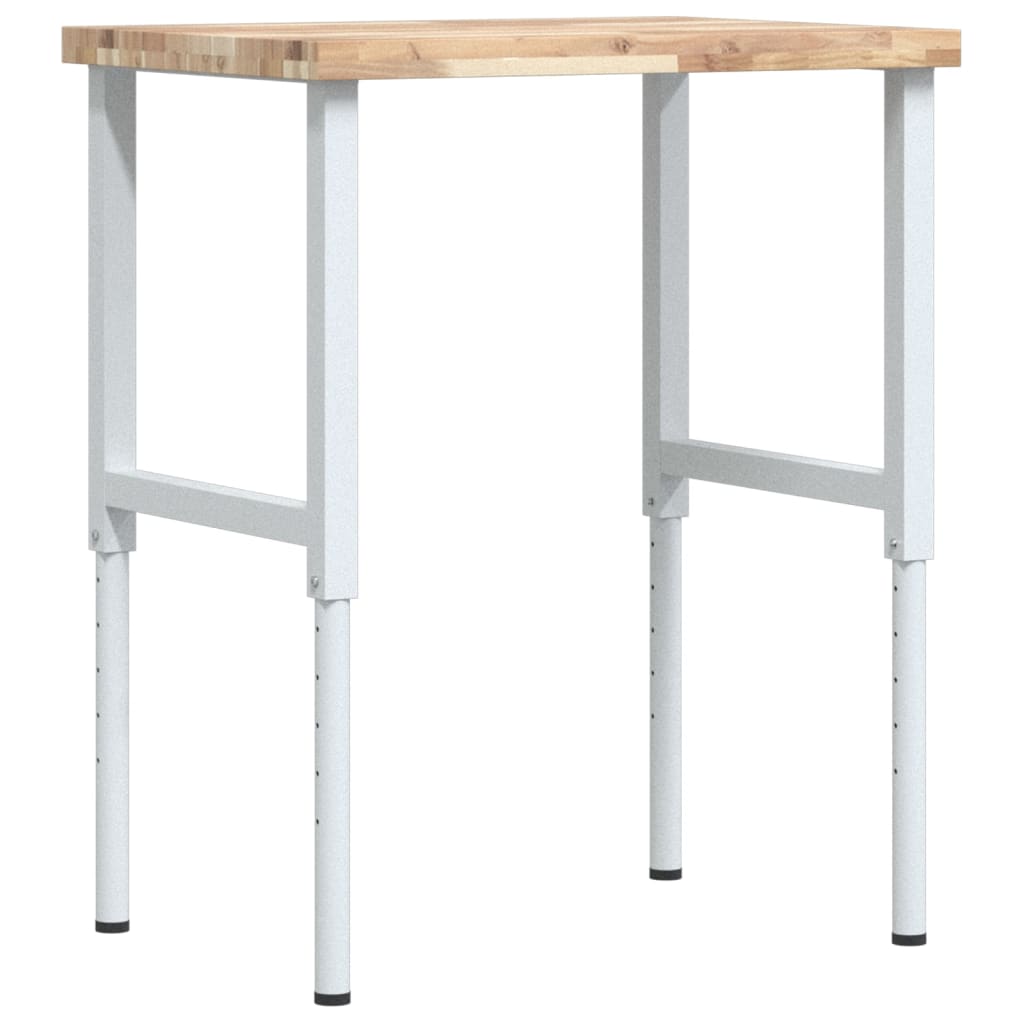 vidaXL Pracovní stůl 80 x 60 x (73–99,5) cm masivní akácie obdélníkový