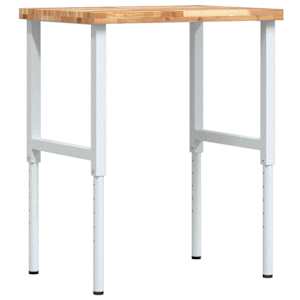 Pracovní stůl 80 x 60 x (73–99,5) cm masivní akácie obdélníkový - obrázek 7