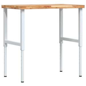 Pracovní stůl 100x60x(73–99,5) cm masivní akácie obdélníkový - obrázek 7