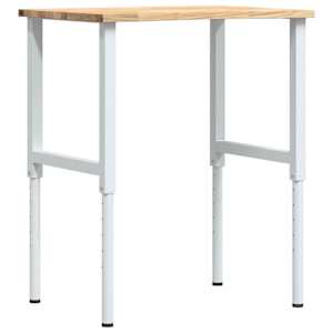 vidaXL t&ouml;&ouml;laud, 80x60x(71,5-98) cm, tammepuit