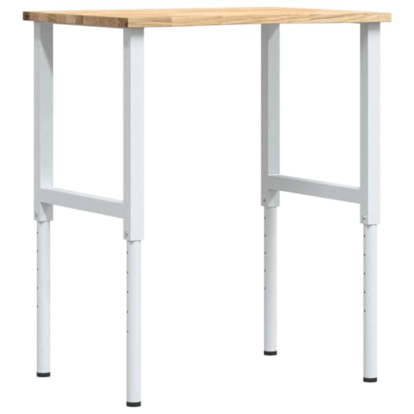 vidaXL t&ouml;&ouml;laud, 80x60x(71,5-98) cm, tammepuit