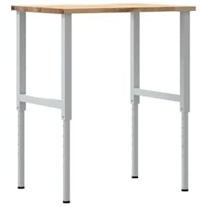 Pracovní stůl 80 x 60 x (71,5–98) cm masivní dubové dřevo - obrázek 7