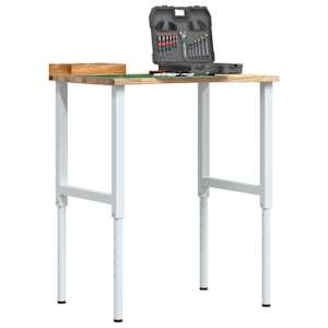 vidaXL t&ouml;&ouml;laud, 80x60x(71,5-98) cm, tammepuit