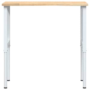 Pracovní stůl 100 x 60 x (71,5–98) cm masivní dubové dřevo - obrázek 4