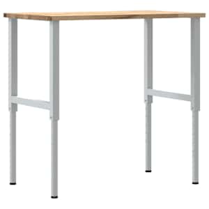 Pracovní stůl 100 x 60 x (71,5–98) cm masivní dubové dřevo - obrázek 7