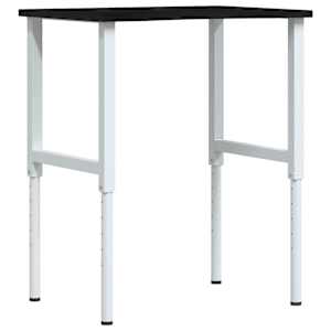 vidaXL t&ouml;&ouml;laud, tumepruun, 80x60x(71,5-98) cm, tammepuit
