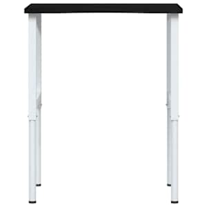 Pracovní stůl tmavě hnědý 80 x 60 x (71,5–98) cm masivní dub - obrázek 4